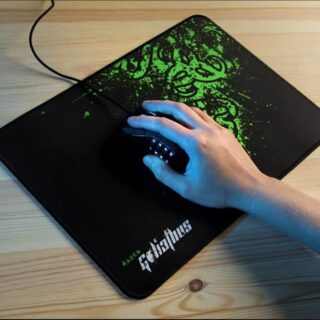 44.4 Cmx 35.5cm Logilily Razer Goliathus Gaming Mouse Pad Smooth Surface Grip Control